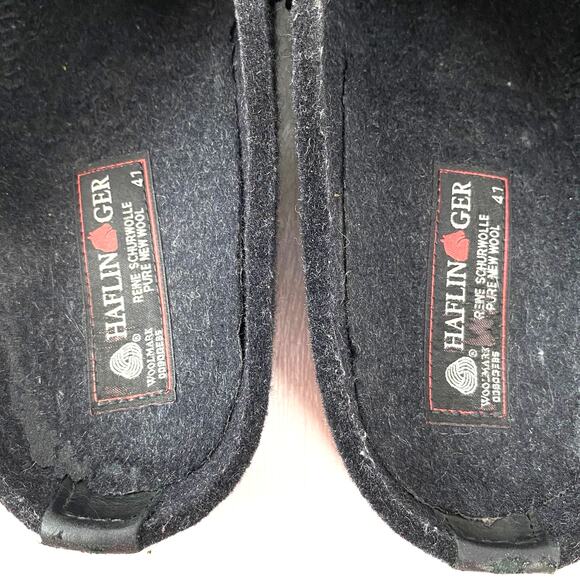 Haflinger Pure New Wool Adjustable Buckle Cork Clog GZB Size 41 - Picture 6 of 15